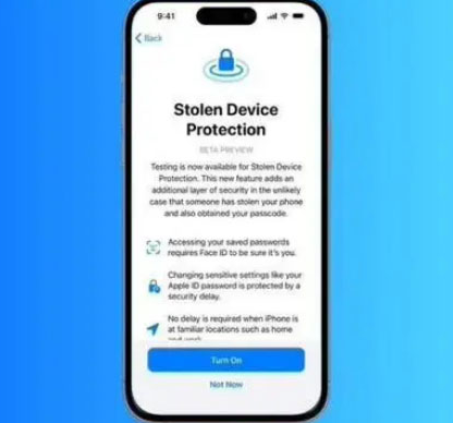 容城苹果授权维修店分享被盗设备保护功能开启方法 