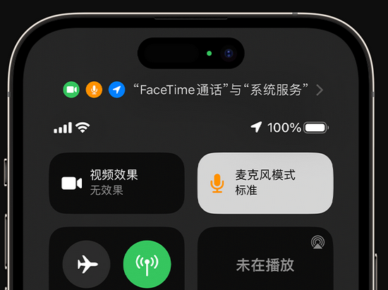 容城苹果授权维修网点分享iPhone在通话时让你的声音更清晰 