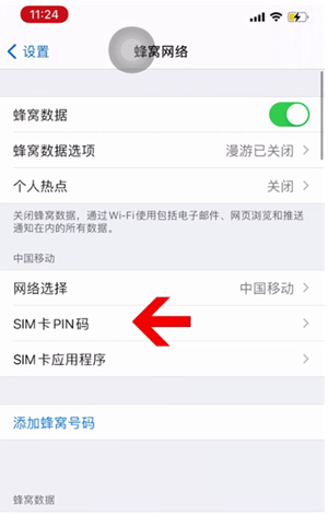 容城苹果14维修网分享如何给iPhone14的SIM卡设置密码 