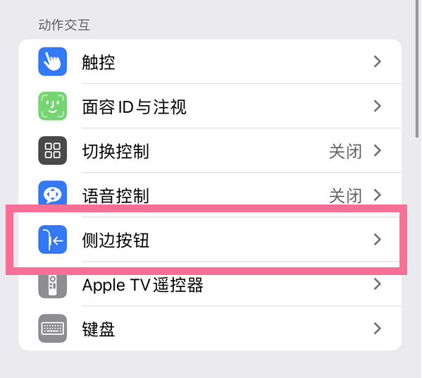 容城苹果14维修店分享iPhone14 Plus侧键双击下载功能关闭方法 