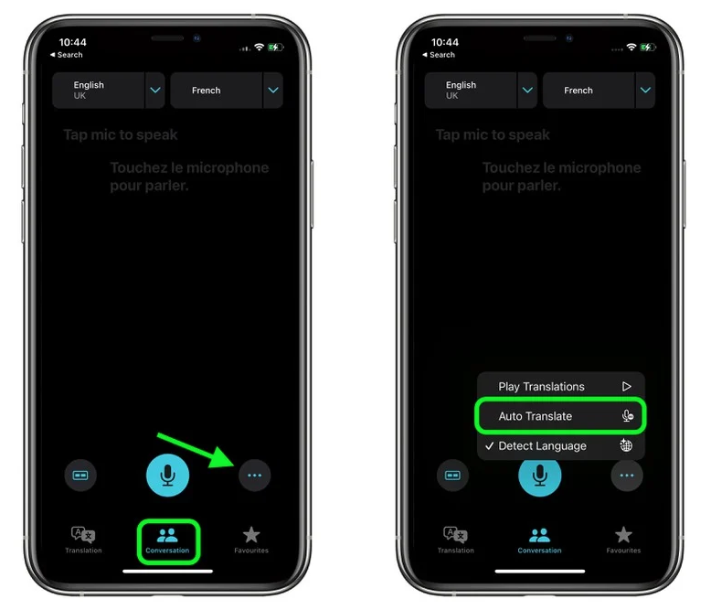 容城苹果手机维修分享iOS 15 “翻译” App 新改进 